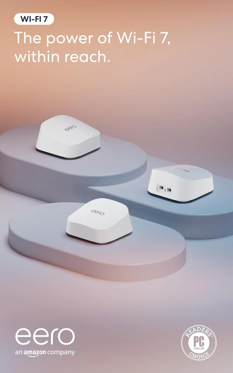 Amazon eero 7 mesh Wi-Fi 7 routers